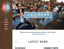 Tablet Screenshot of elkgroveyoga.com